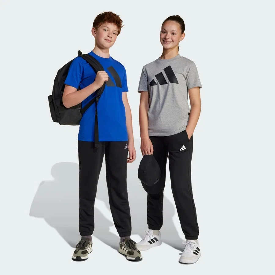 Детские спортивные штаны с мягким флисом adidas Sportswear JC9765 Essentials Pants Kids, Черно-белый