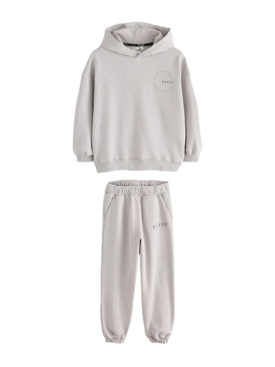 Спортивный костюм Baker by Ted Baker серого и светло-серого цвета