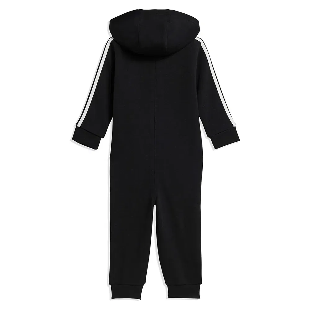 Детский комбинезон для девочек с длинным рукавом 3 Stripes Onesie Adidas Originals, Black — фото 2