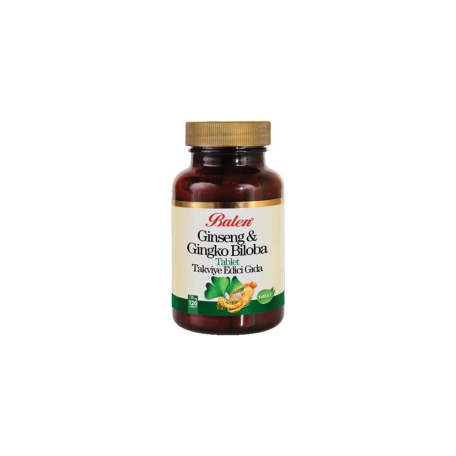 

Активная добавка Balen Ginseng & Ginkgo Biloba Tablet Supplement Food