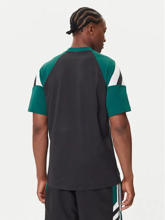 Футболка loose fit Archive Cutline Adidas, зеленый — фото 3