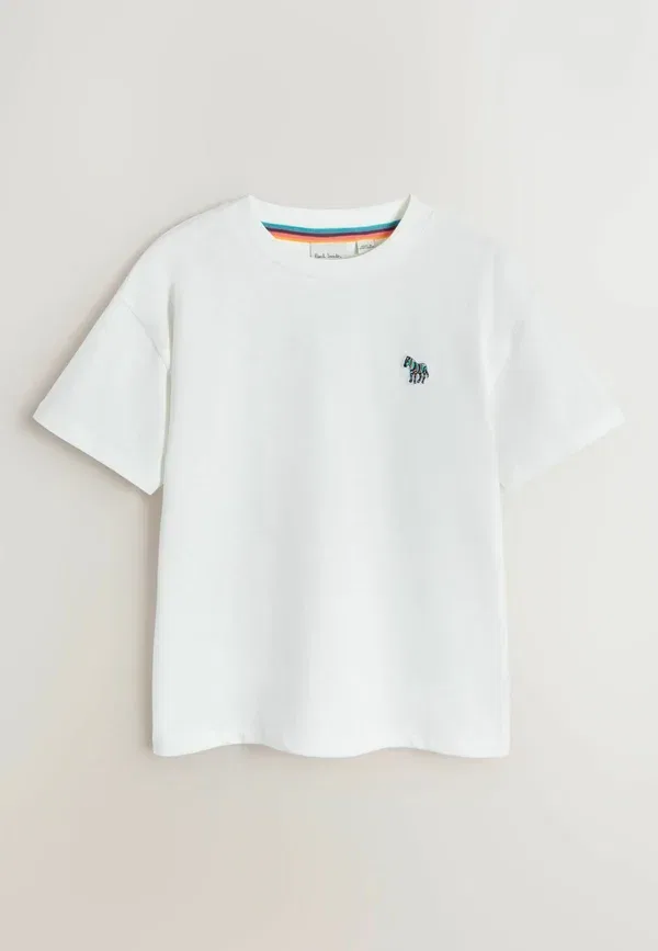 Комплект из 3 футболок с вышивкой Paul Smith Junior, белый/зеленый/желтый — фото 3