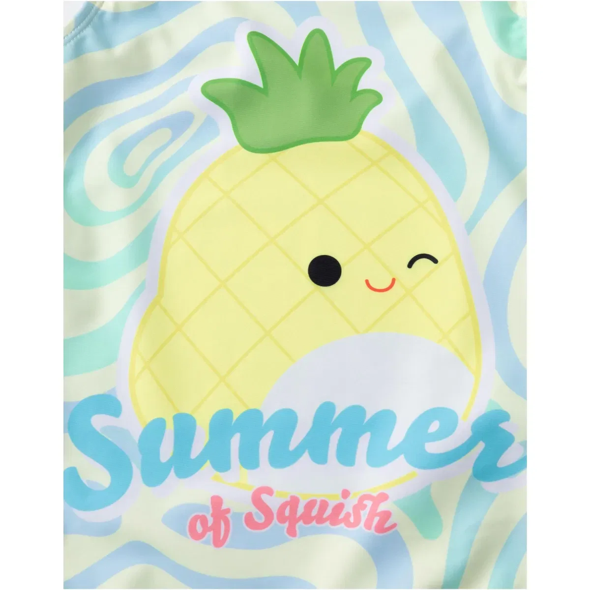 Детский купальник для девочек Summer of Squish Squishmallows, Yellow — фото 3