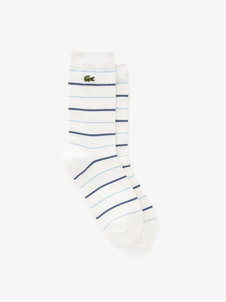 Носки мужские с рисунком LACOSTE 3P, Navy — фото 4