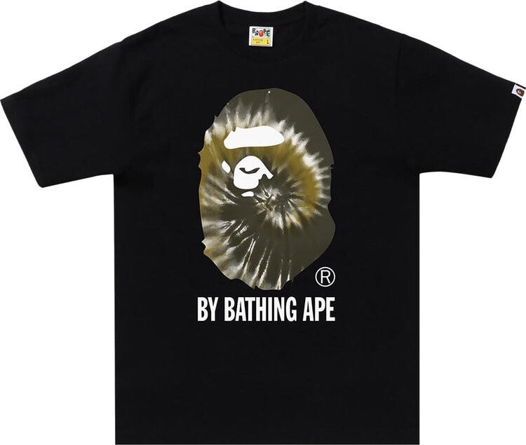 

Футболка BAPE Tie Dye By Bathing Ape Tee 'Black', черный