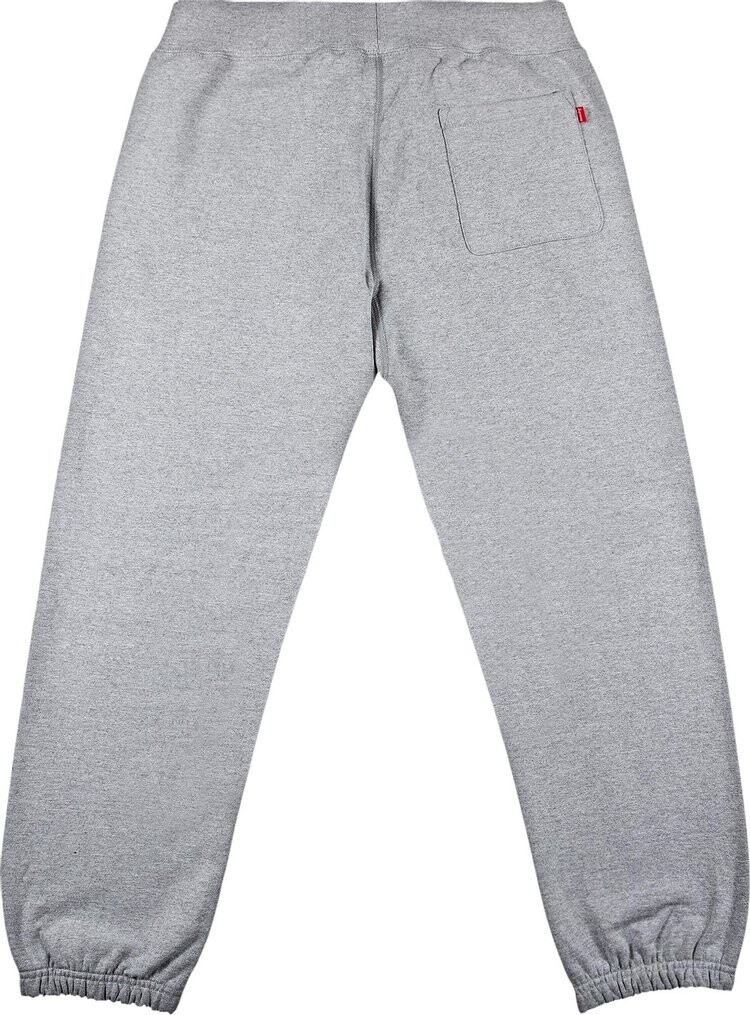 Спортивные брюки Supreme S Logo Sweatpant 'Heather Grey', серый — фото 3
