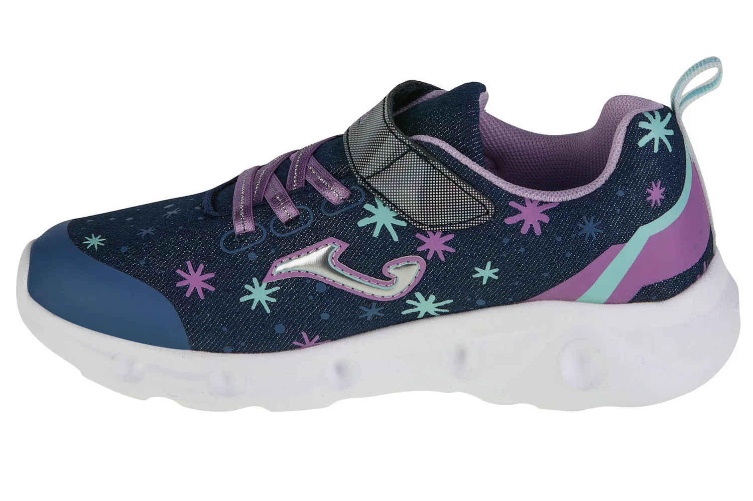 Детские кроссовки для девочек с технологией Light Joma Space Jr 24 JSPACS, Navyblau — фото 2