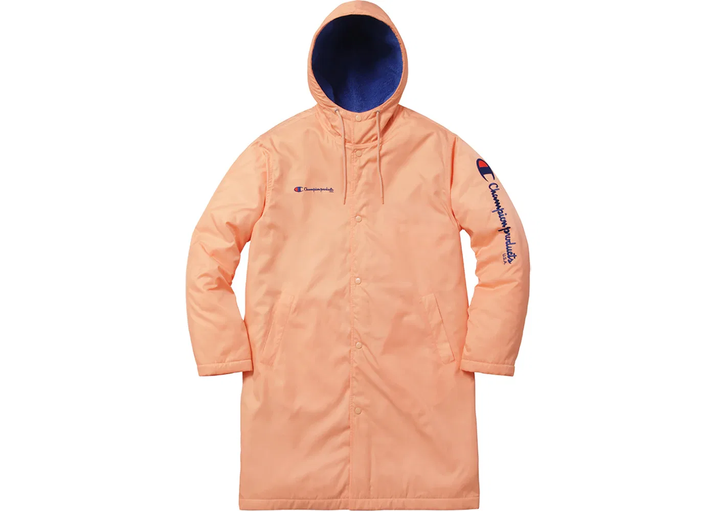 Мужская парка с принтом Supreme Parka, Peach