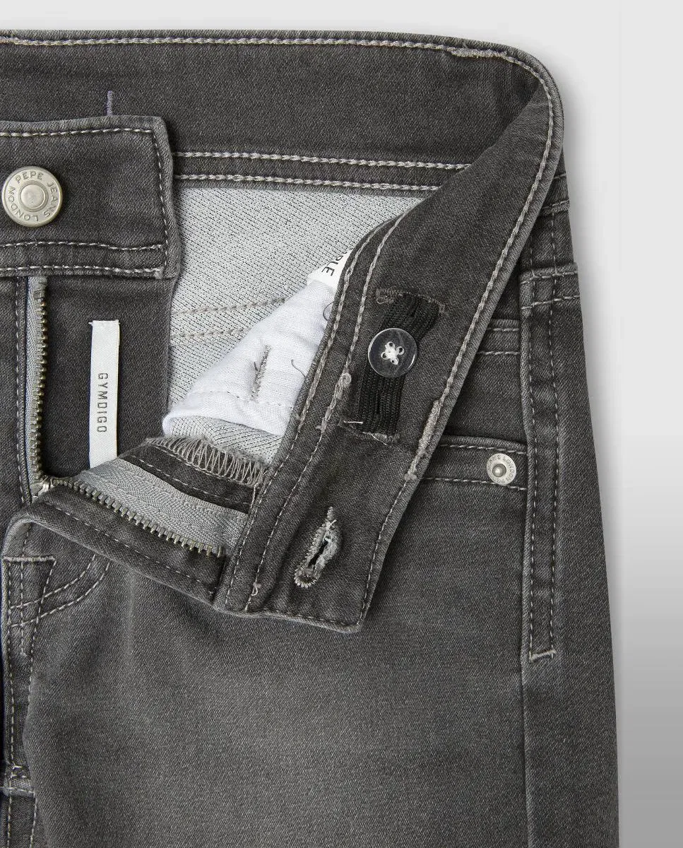 Детские шорты для мальчиков джинсовые Gymdigo Pepe Jeans, Gris Oscuro — фото 3