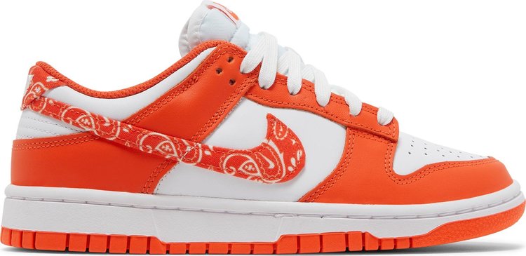 Кроссовки Nike Wmns Dunk Low 'Orange Paisley', оранжевый - фото