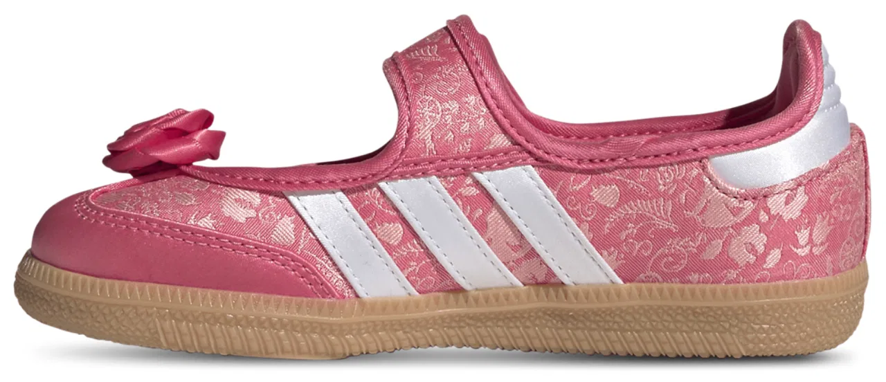 Детские кроссовки для девочек с принтом Samba Jane adidas, Supplier Colour/Supplier Colour/Gum — фото 2