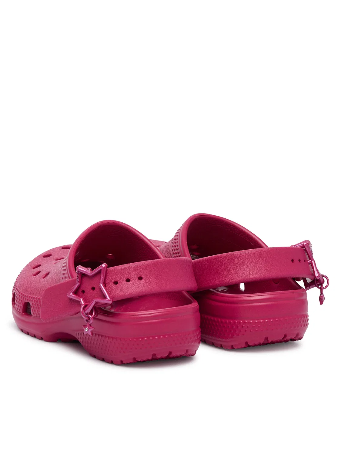 Шлепанцы для девочки Classic Star Buckle Clog Crocs, розовый — фото 3