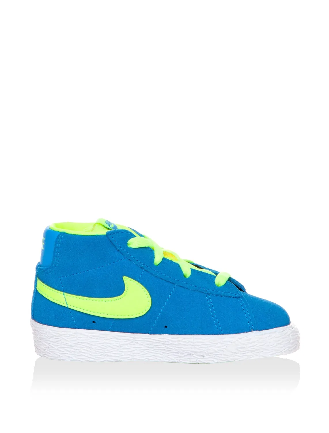 Детские кроссовки для мальчиков с кожаным верхом Mid Vintage Blazers NIKE, Clear Sky Blue — фото 3