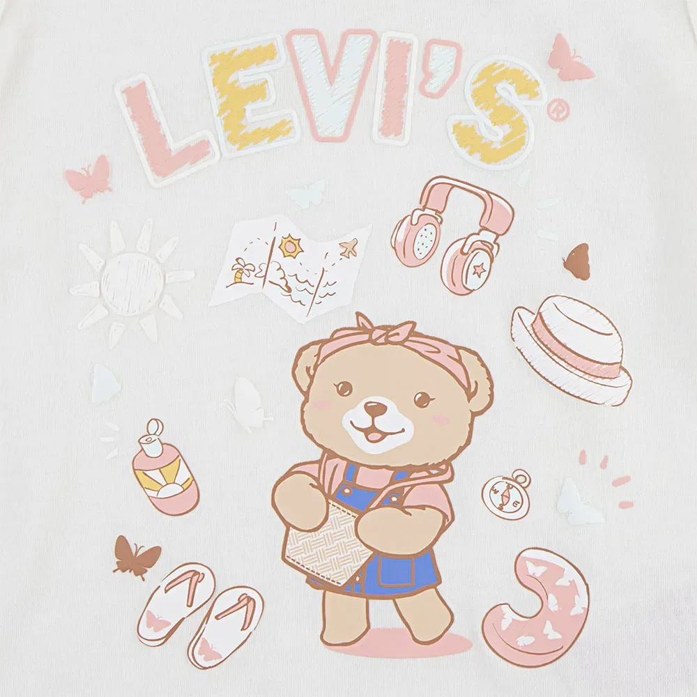 Футболка с коротким рукавом Liv Smocked Levi's, белый — фото 3
