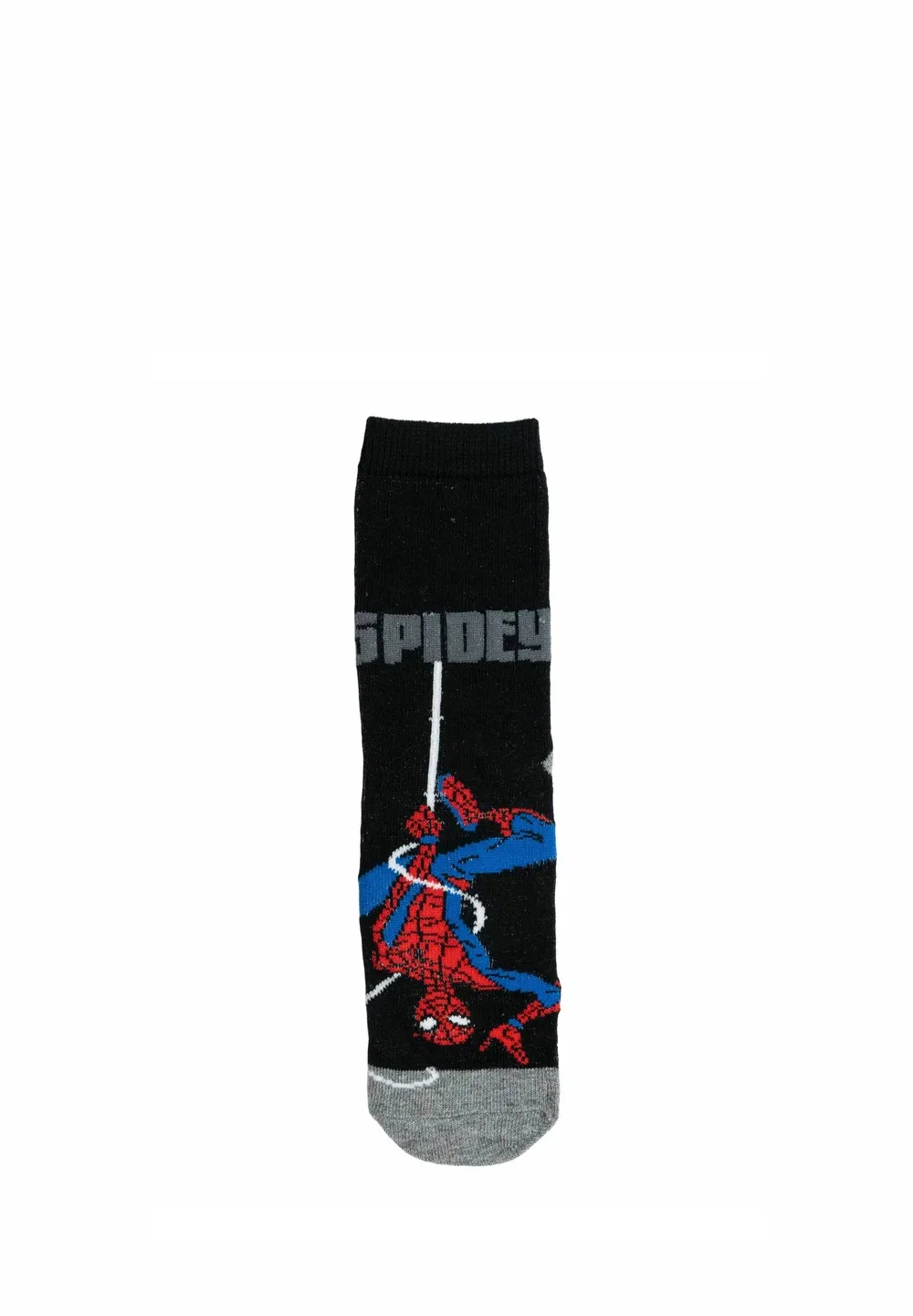 3Er pack spiderman socken sneakersocken söckchen - socks Marvel, Grau/Schwarz/Rot — фото 3