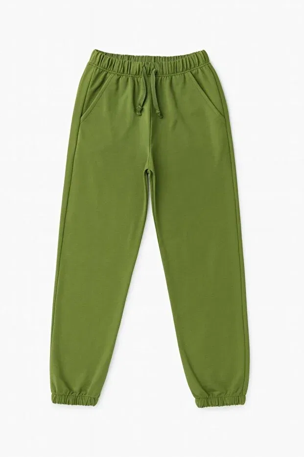 Детские спортивные штаны для мальчиков хлопковые с карманами Monarchmoda, Khaki