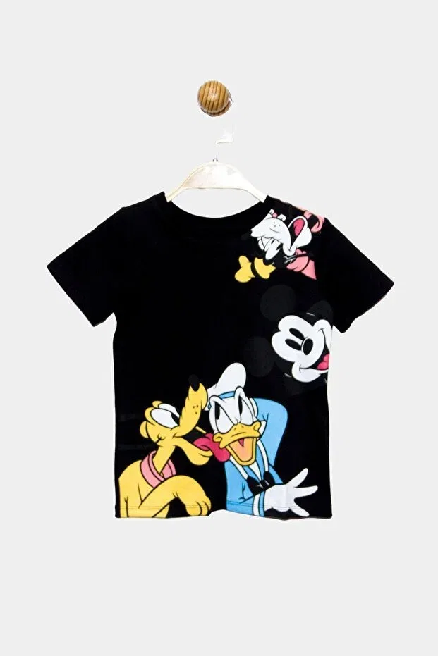 Детская футболка с принтом Licensed Mickey Mouse, Black