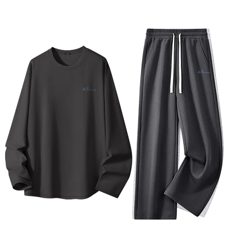 Детский спортивный комплект из футера Mz Free Script MINISO, Dark Gray