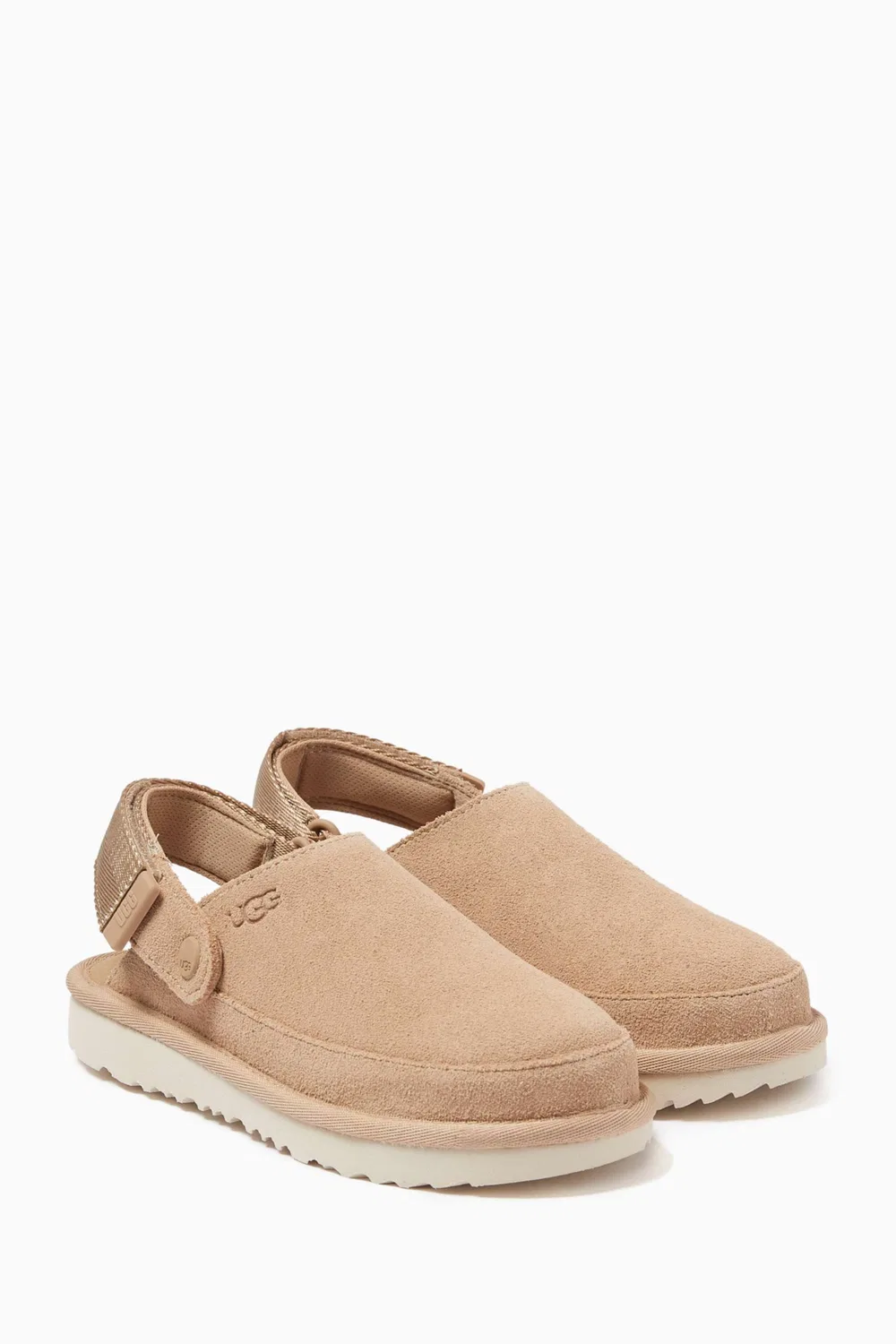 Клоны на ремешке из замши Goldenstar Slingback Clogs, UGG, нейтральный