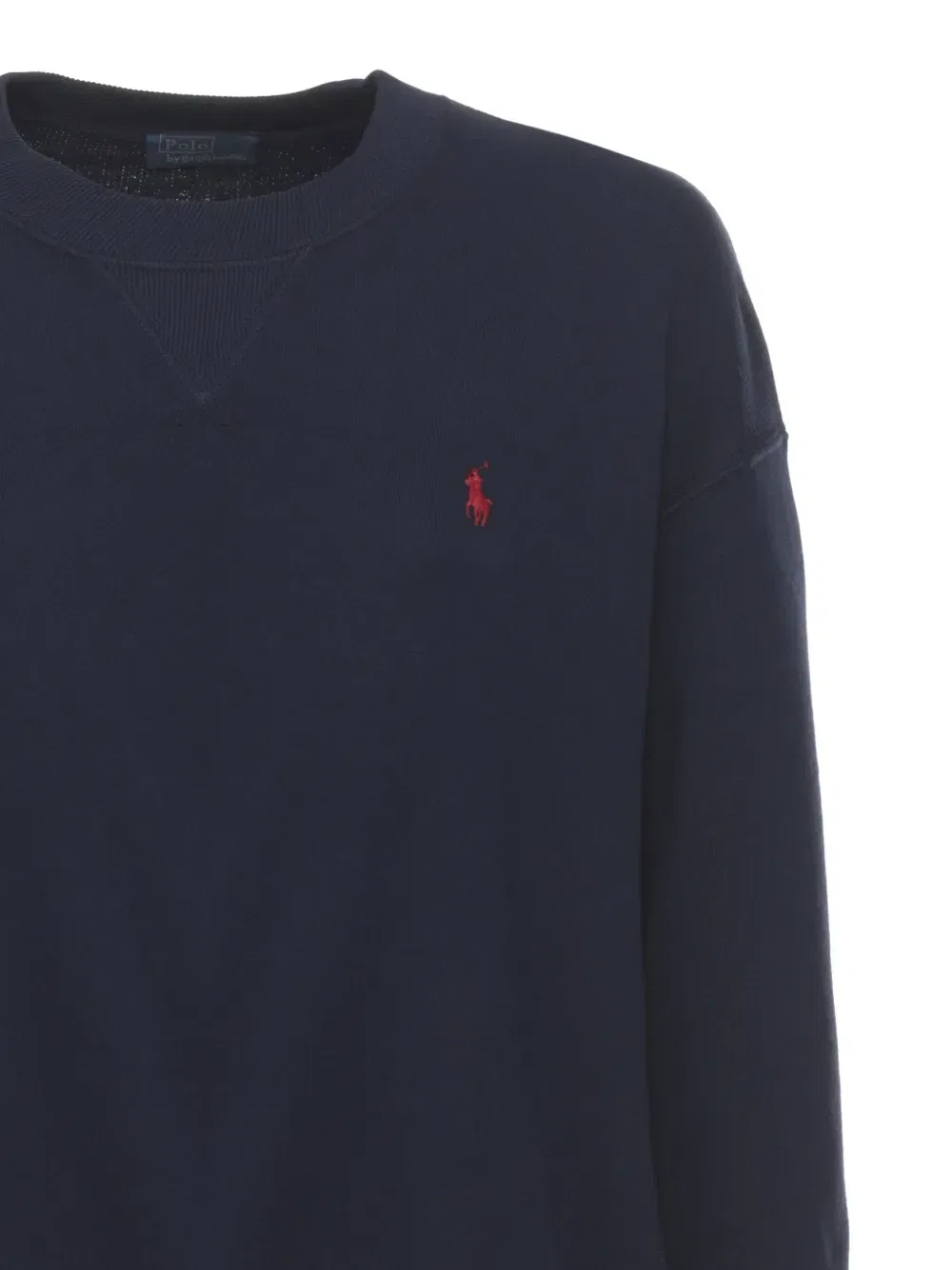 Легкая флисовая толстовка с круглым вырезом POLO RALPH LAUREN, синий — фото 3
