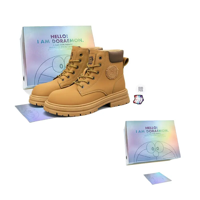 

Doraemon Дораэмон/Мартин Боутс Унисекс Сандалвуд Браун/Кофе Браун - Сандалвуд Браун Браун 20 (Утолщенные)[Коробка]+Модные Носки