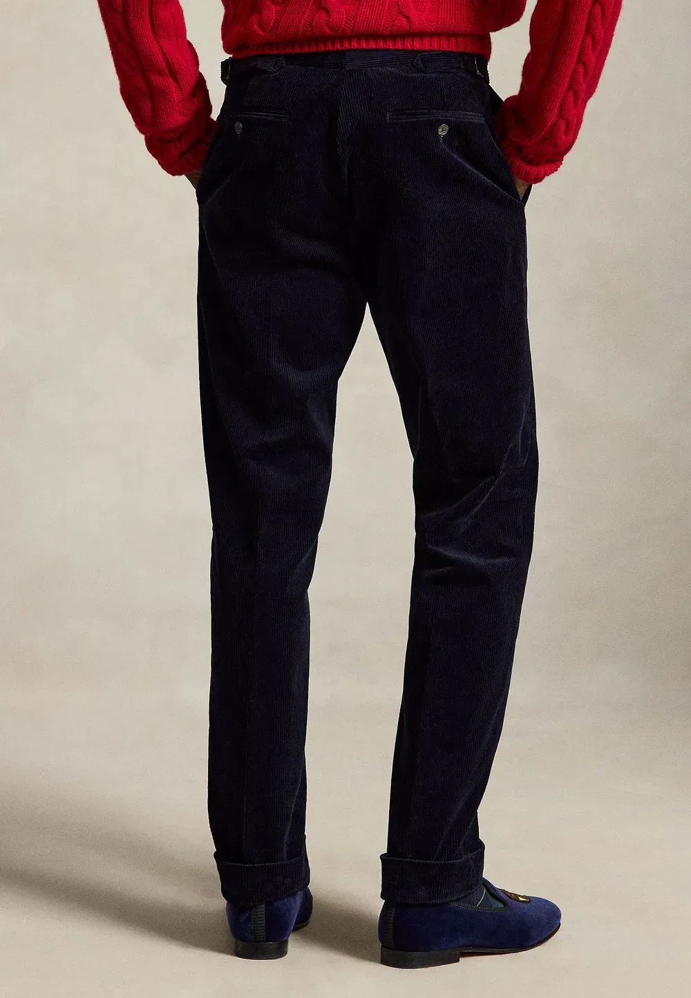 Брюки из эластичного вельвета Polo Ralph Lauren, Newport Navy — фото 3