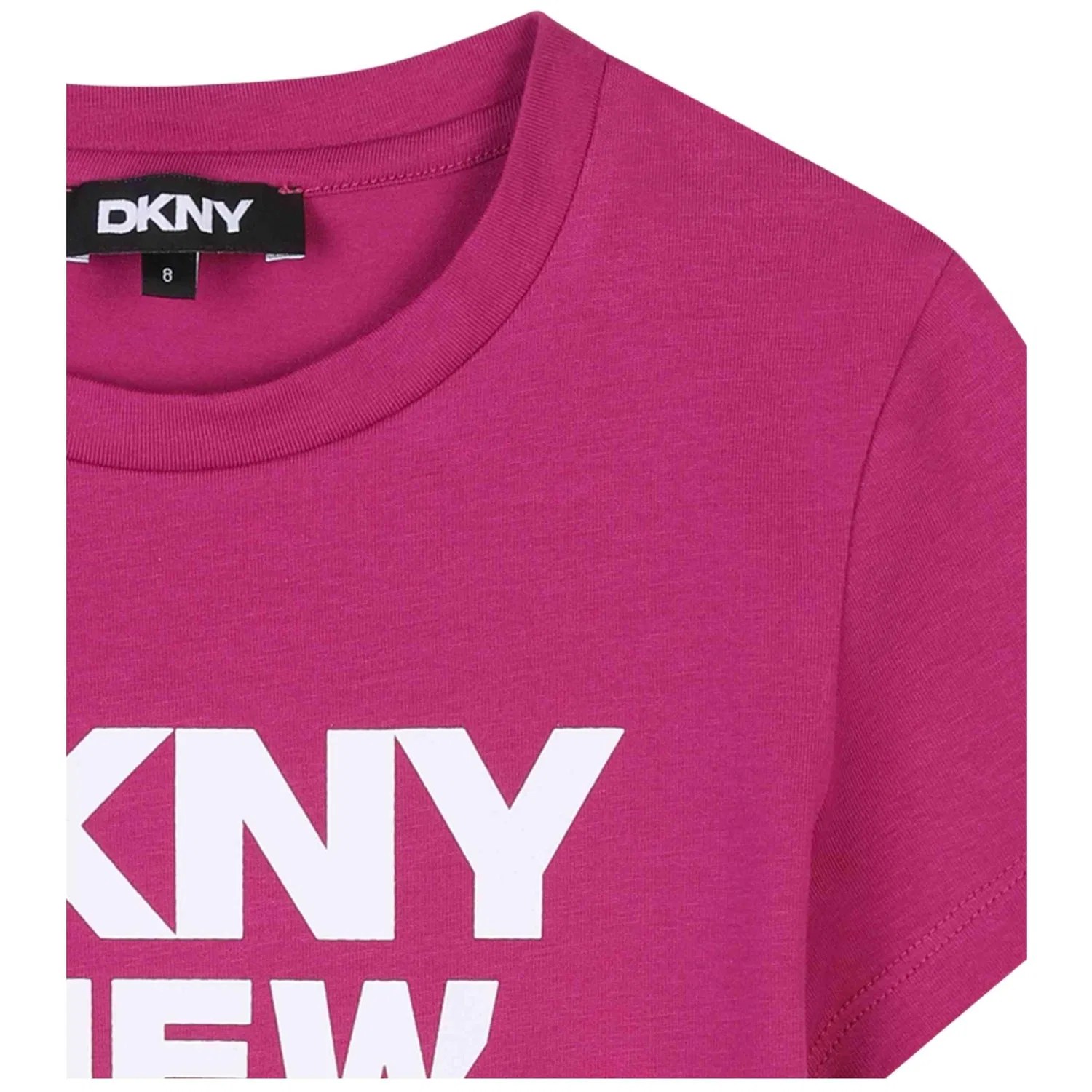Детская футболка с коротким рукавом Dkny D62304_469, Rosa — фото 3
