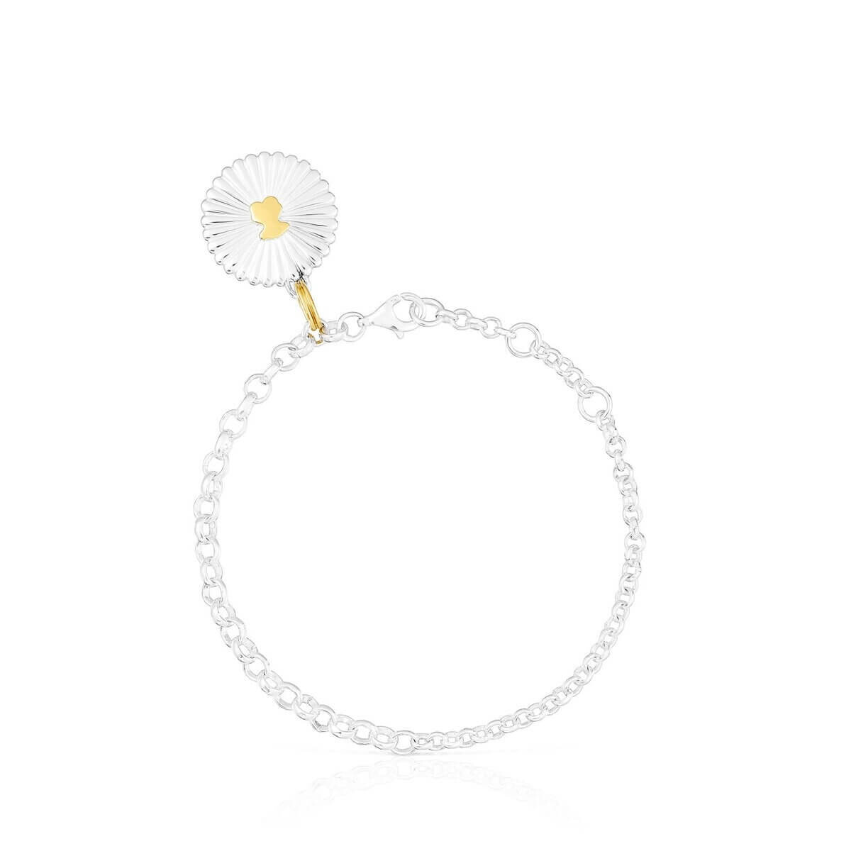 

Браслет Tous Iris Motif Bear, позолоченное серебро/серебро
