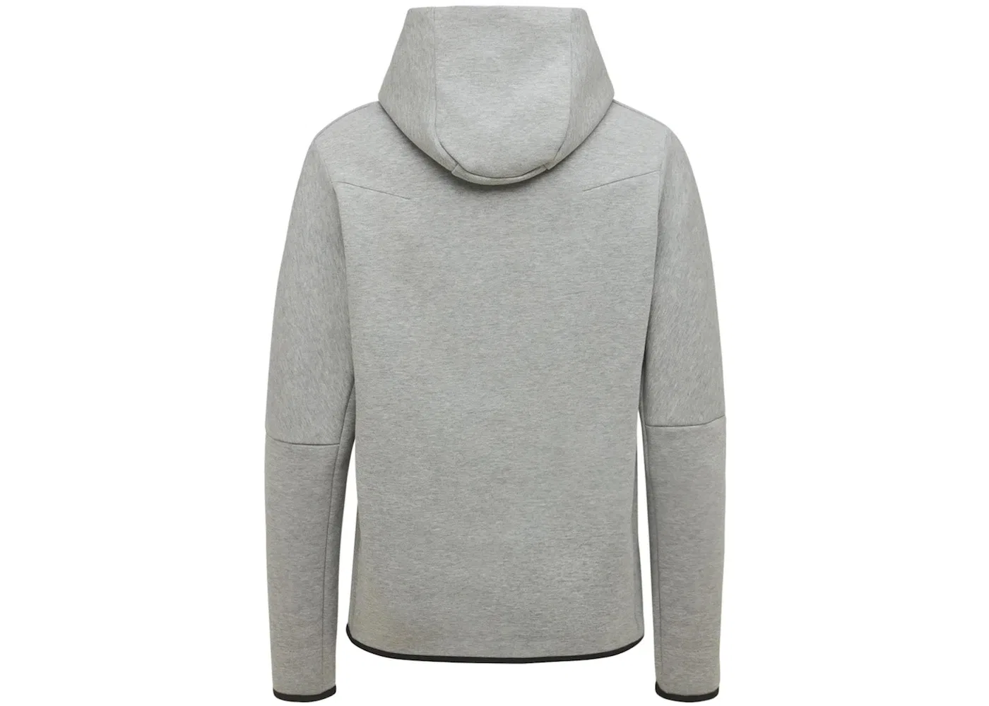 Мужская худи с длинным рукавом Nike Sportswear Tech Fleece, Dark Grey Heather/Black — фото 2