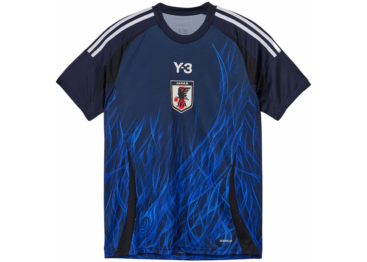 Мужская футбольная футболка с принтом Y-3 Japan Home Jersey Adidas, Blue