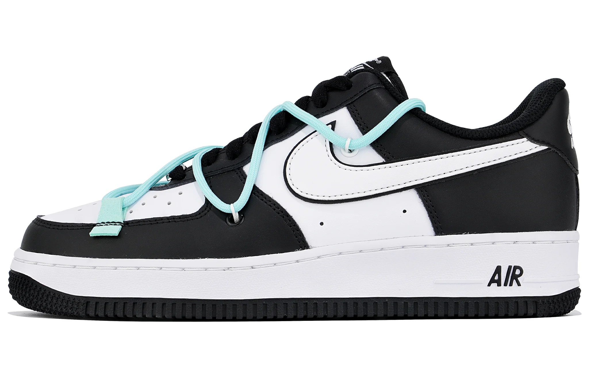 

Кастомизированные кроссовки Nike Air Force 1 Skateboarding Shoes Unisex, черный