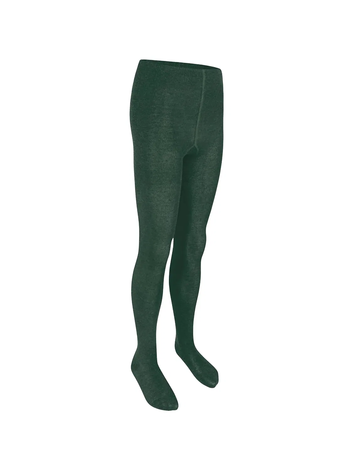Комплект из двух колготок в рубчик Zeco Schoolwear Kids, зеленый
