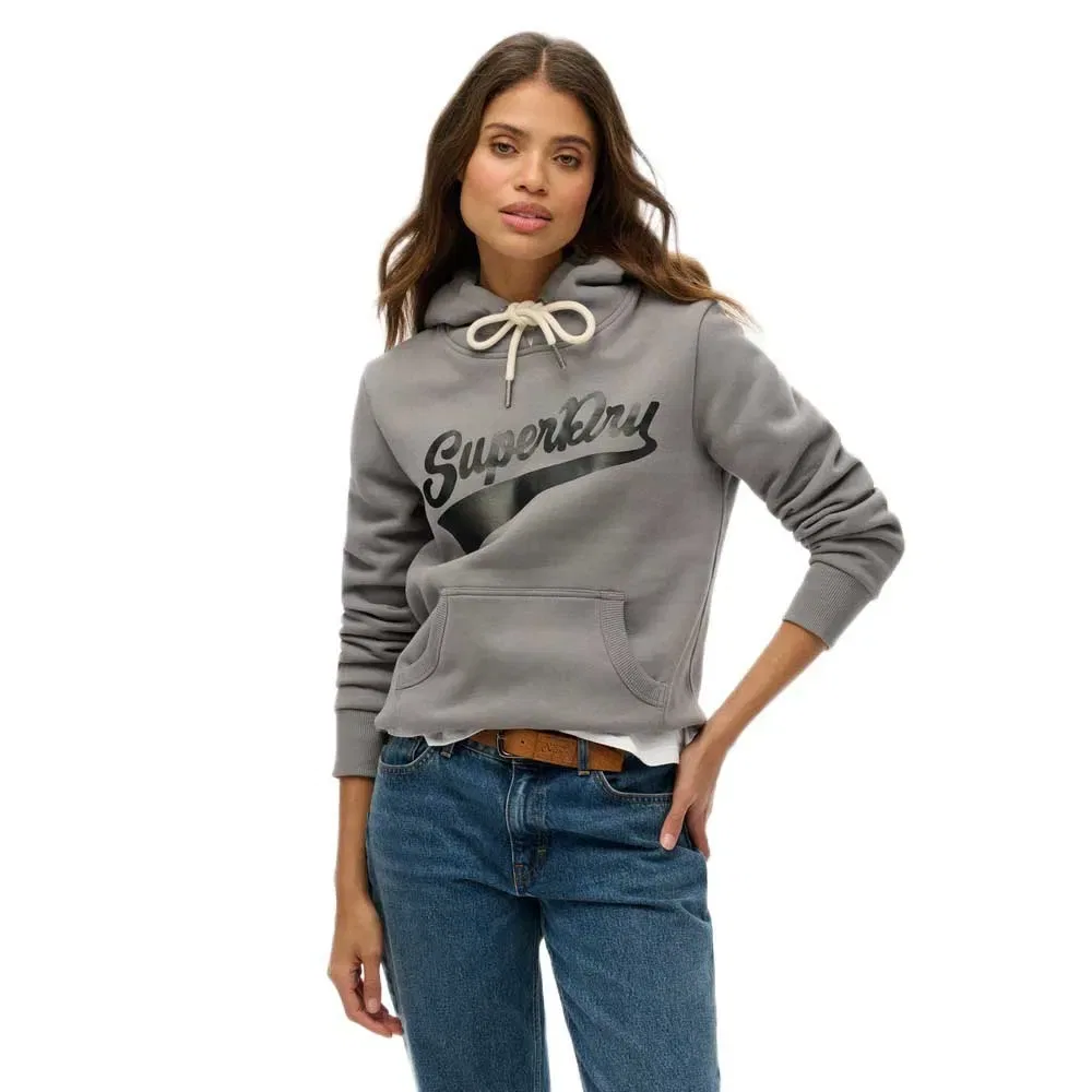 Худи Super Athletics Superdry, серый