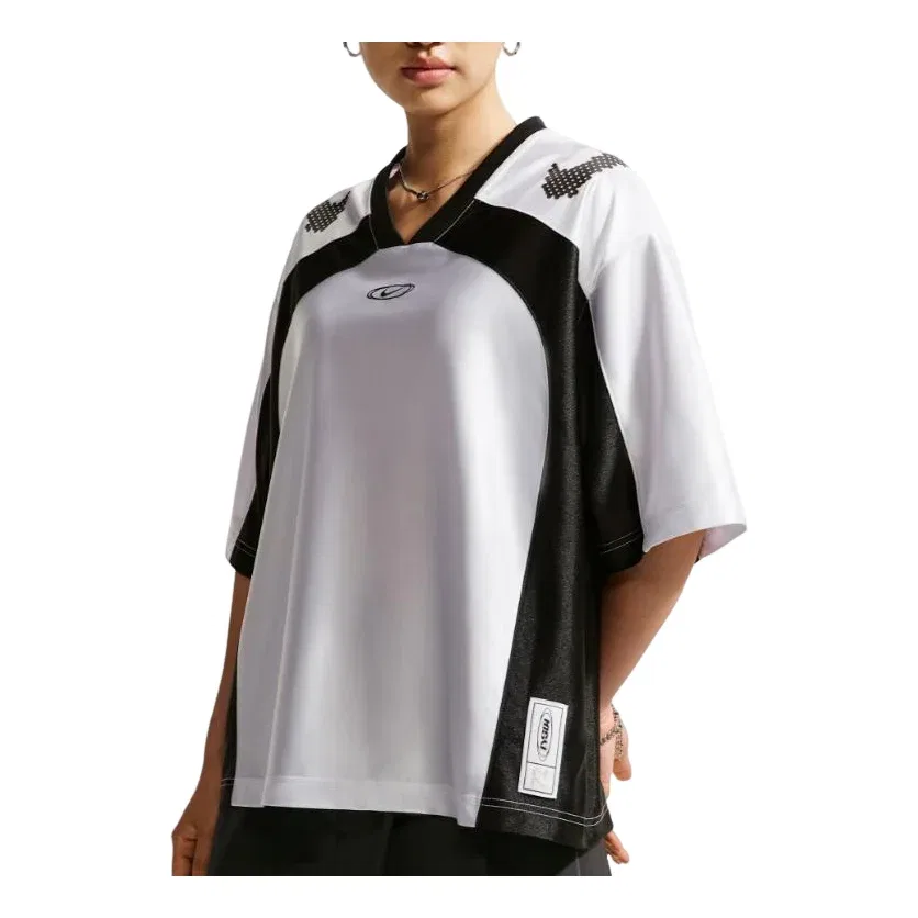 Женская джерси Nike Sportswear Oversized White Black IQ6138-101, белый