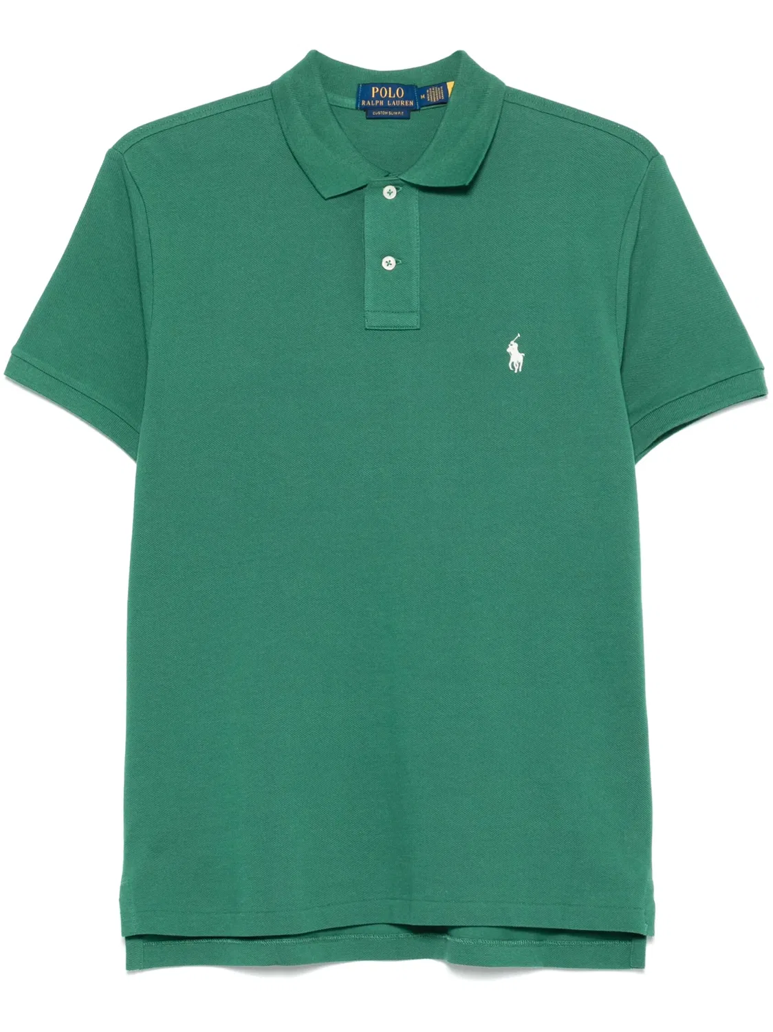 Polo Ralph Lauren Поло из 100% хлопка зеленого цвета