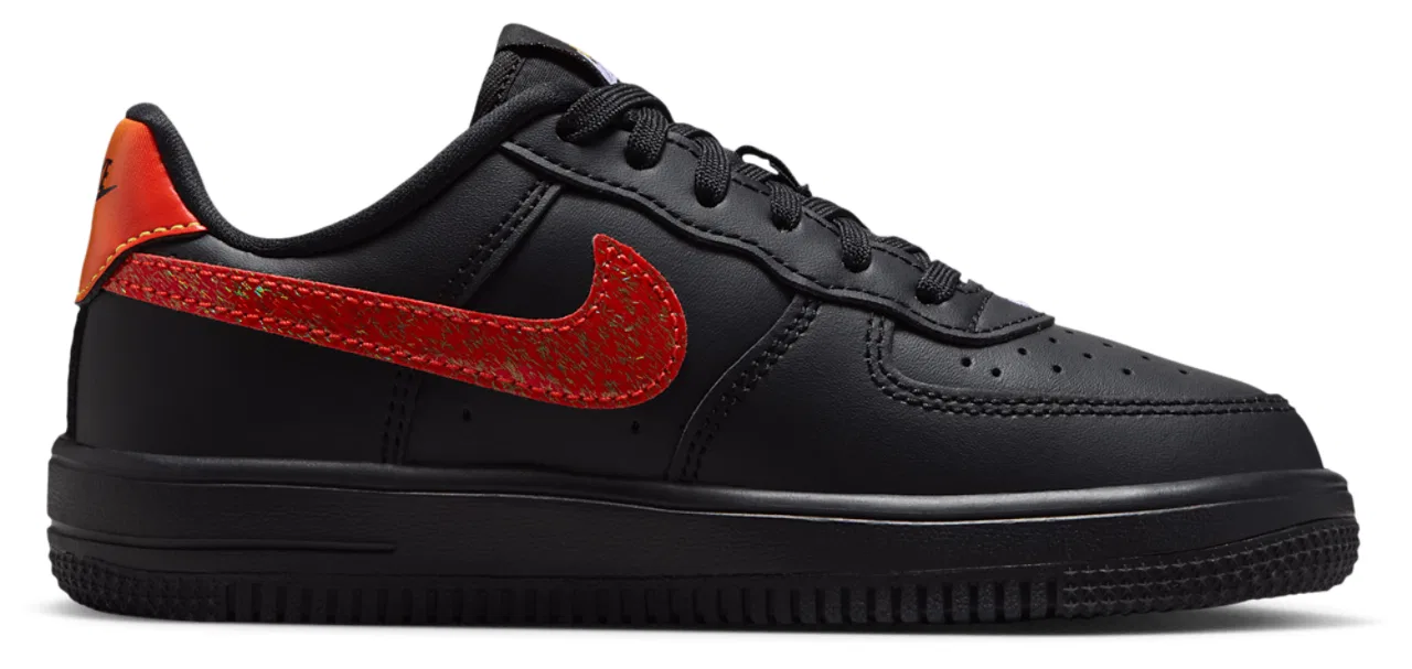 Детские кроссовки для девочек с низким силуэтом Nike Air Force 1 Low, Black/Purple