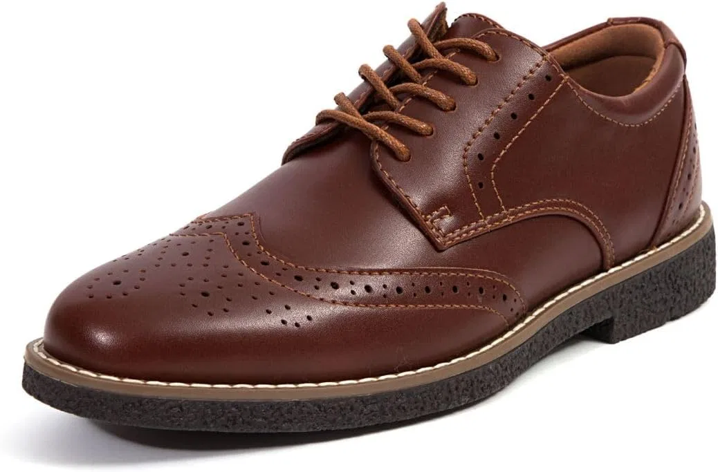 Детские туфли оксфорды Joel Deer Stags, Redwood/Dark Brown