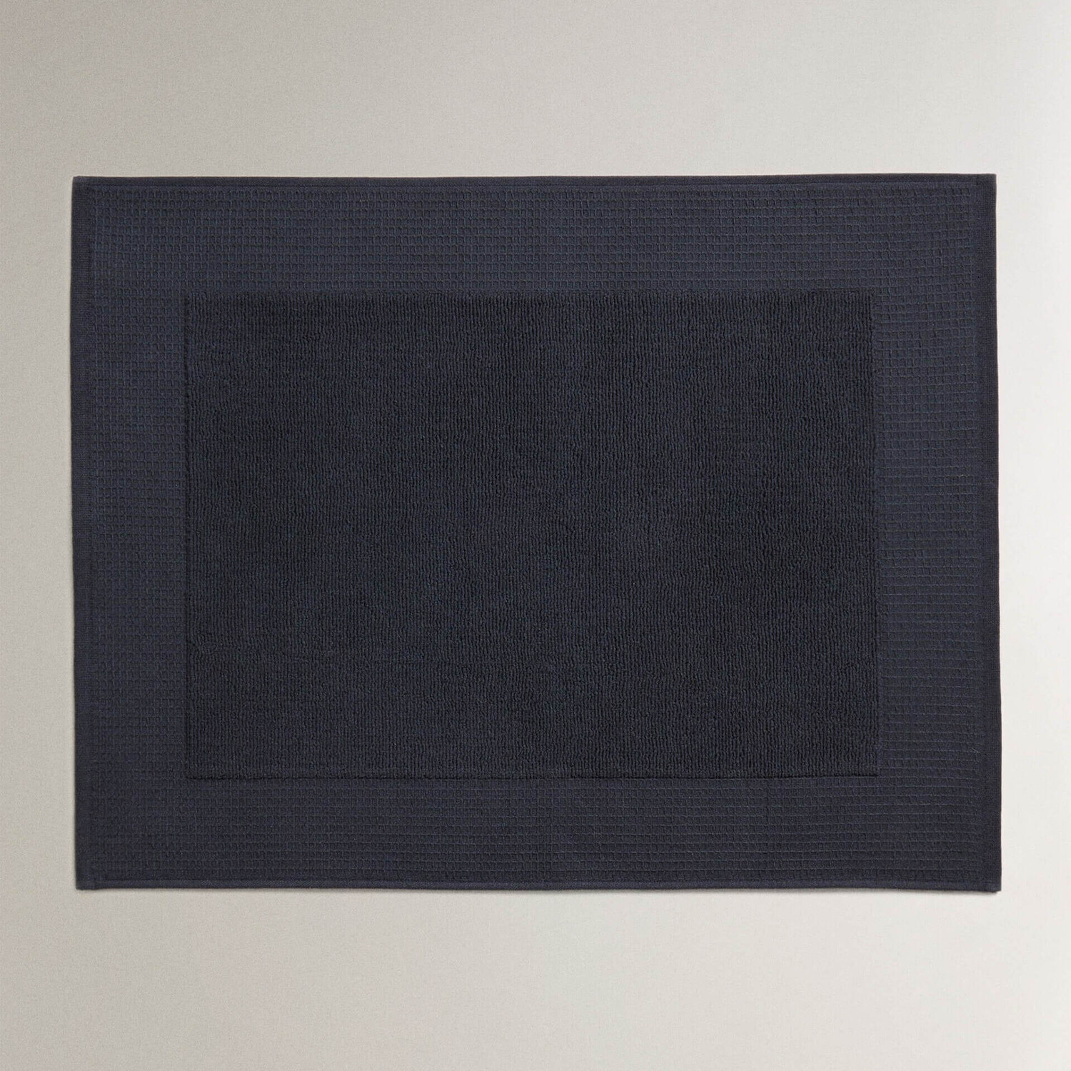 

Коврик для ванной Zara Home Non-Slip Waffle-Knit, синий