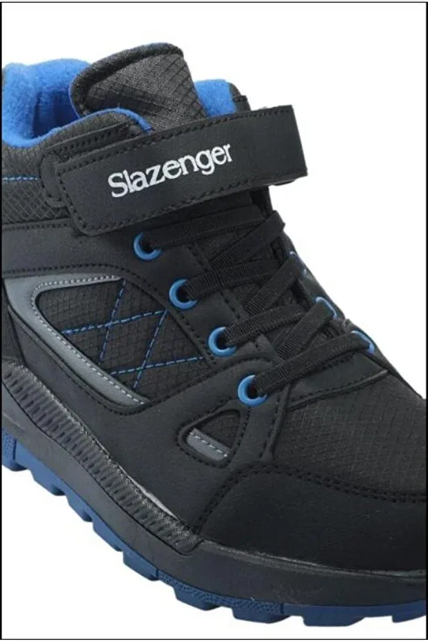 Детские ботинки для девочек на плоской подошве Slazenger, Black / Saks Blue — фото 4