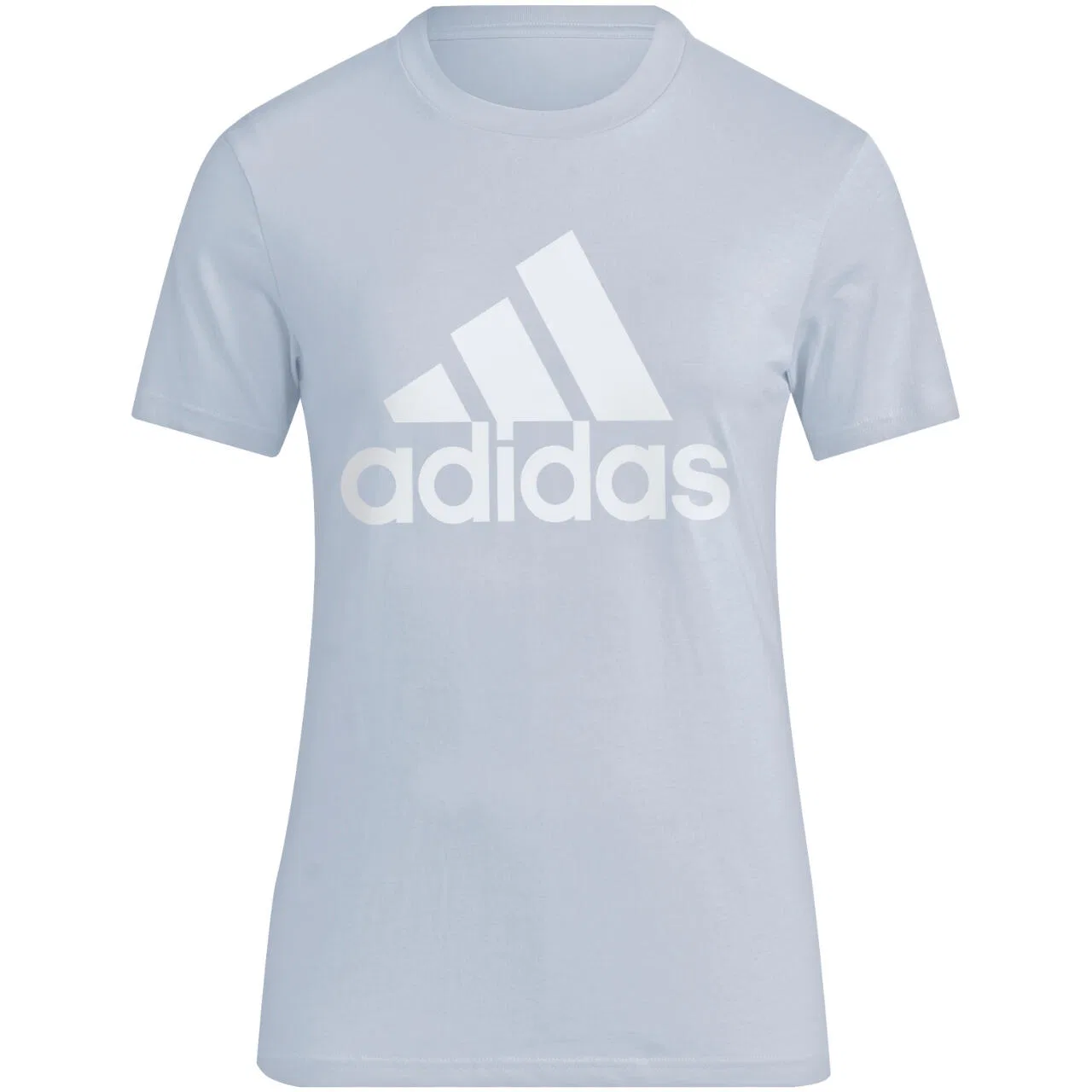 Женская хлопковая футболка Loungewear Essentials Logo Tee Adidas, Blau — фото 3