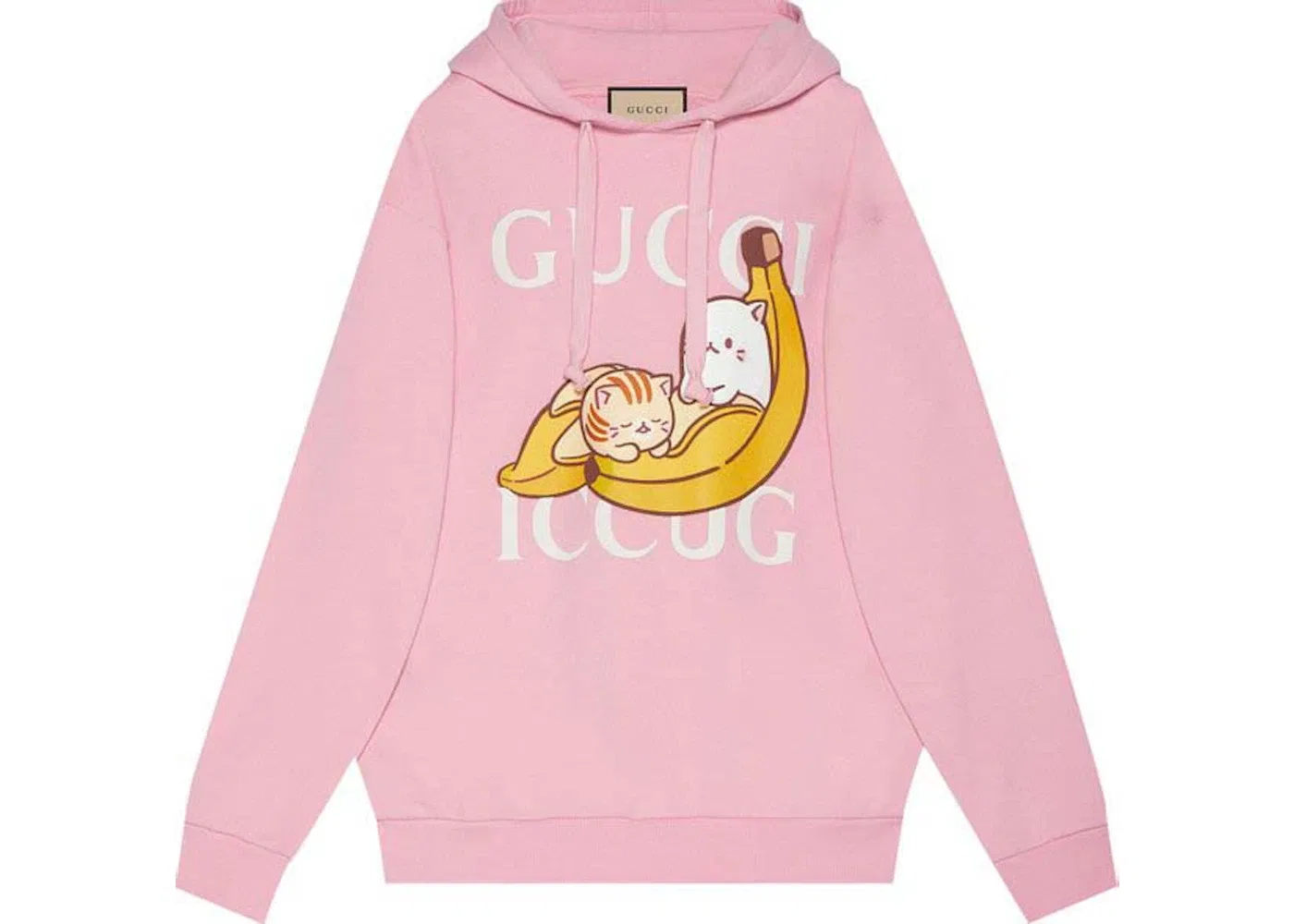 Женская худи с принтом Hoodie Gucci, Pink