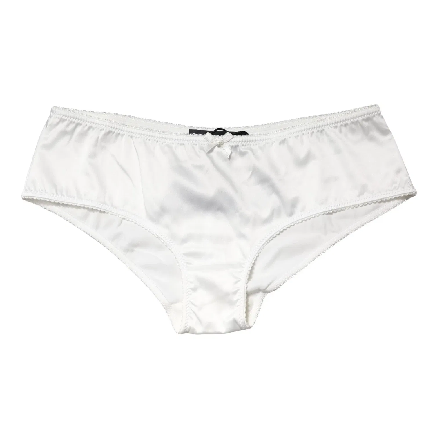 Женские трусы-слипы с логотипом Mid Waist Brief Panty Dolce & Gabbana, White — фото 4