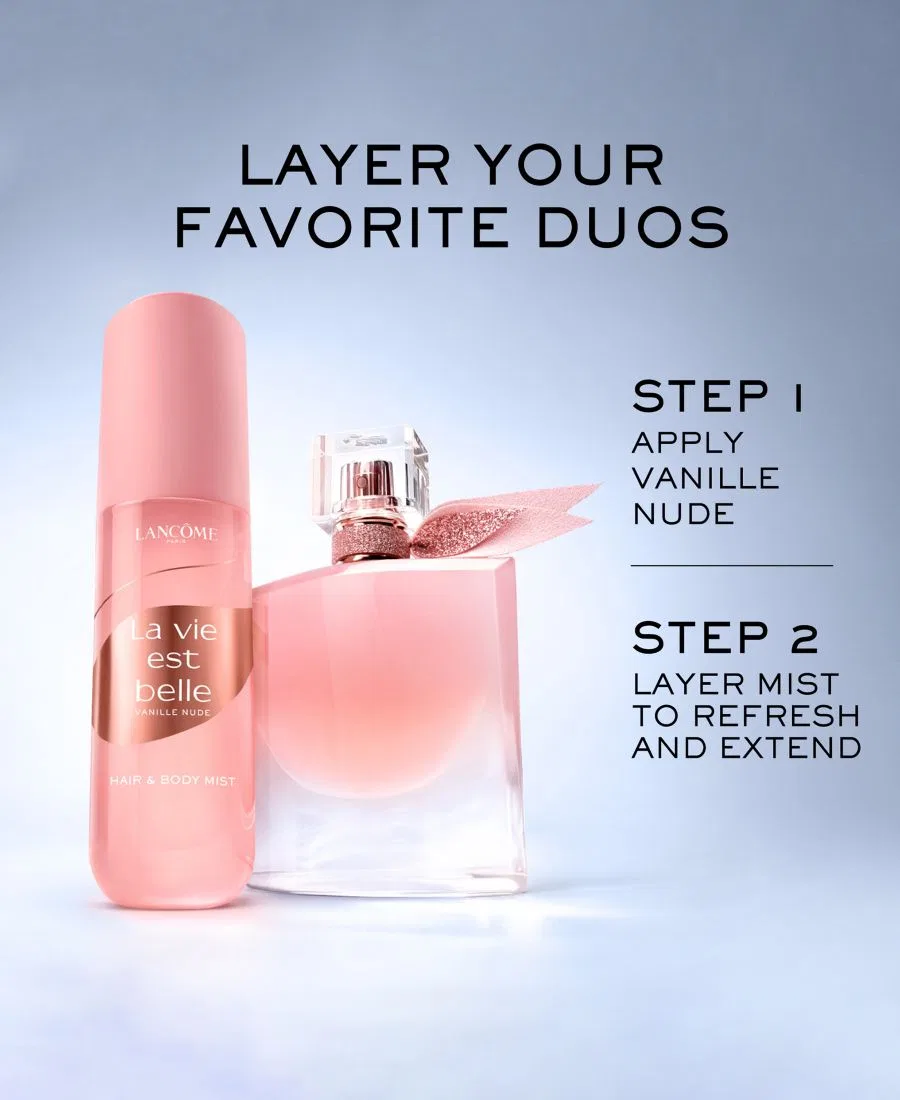 Молочко для тела и волос La Vie Est Belle Vanille Nude, 100 мл Lancôme — фото 4