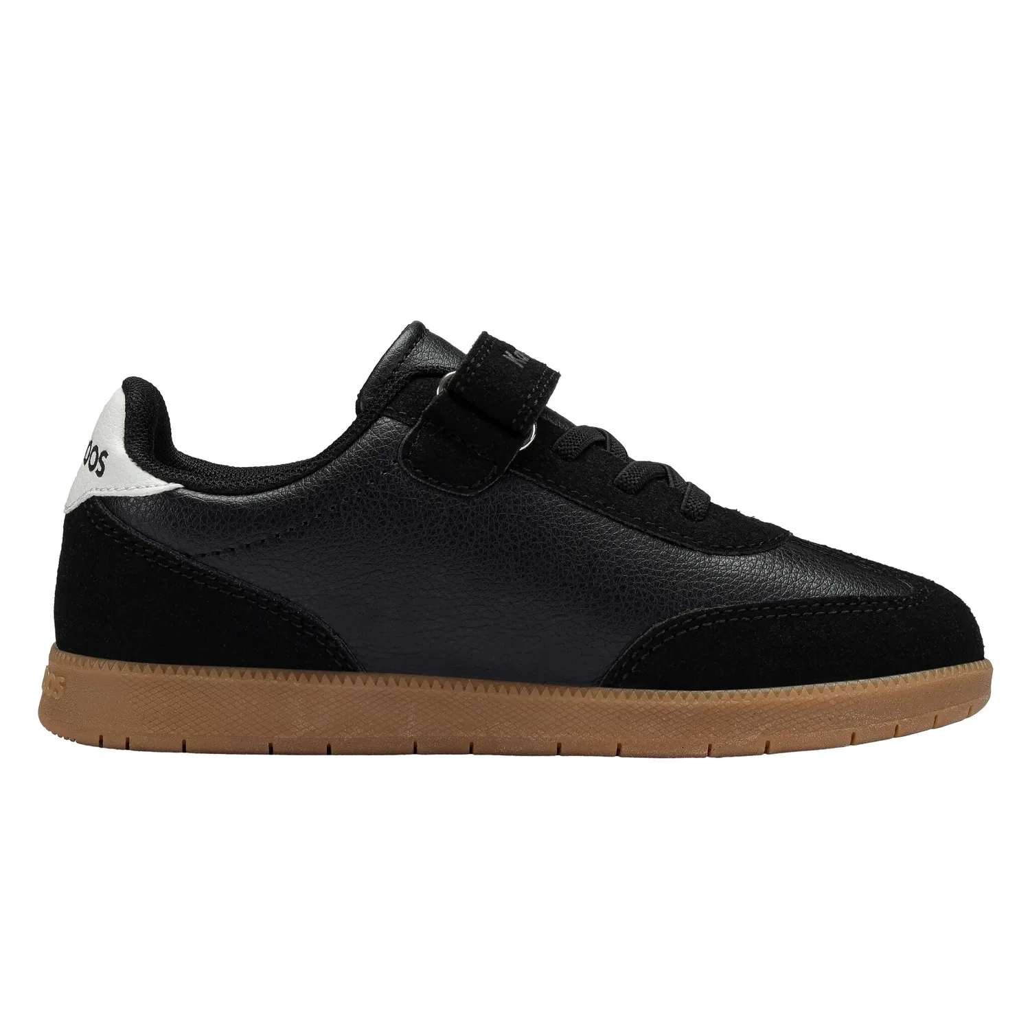 Детские кроссовки на липучке KangaROOS K-LPK BUM EV, Jet Black/White — фото 3