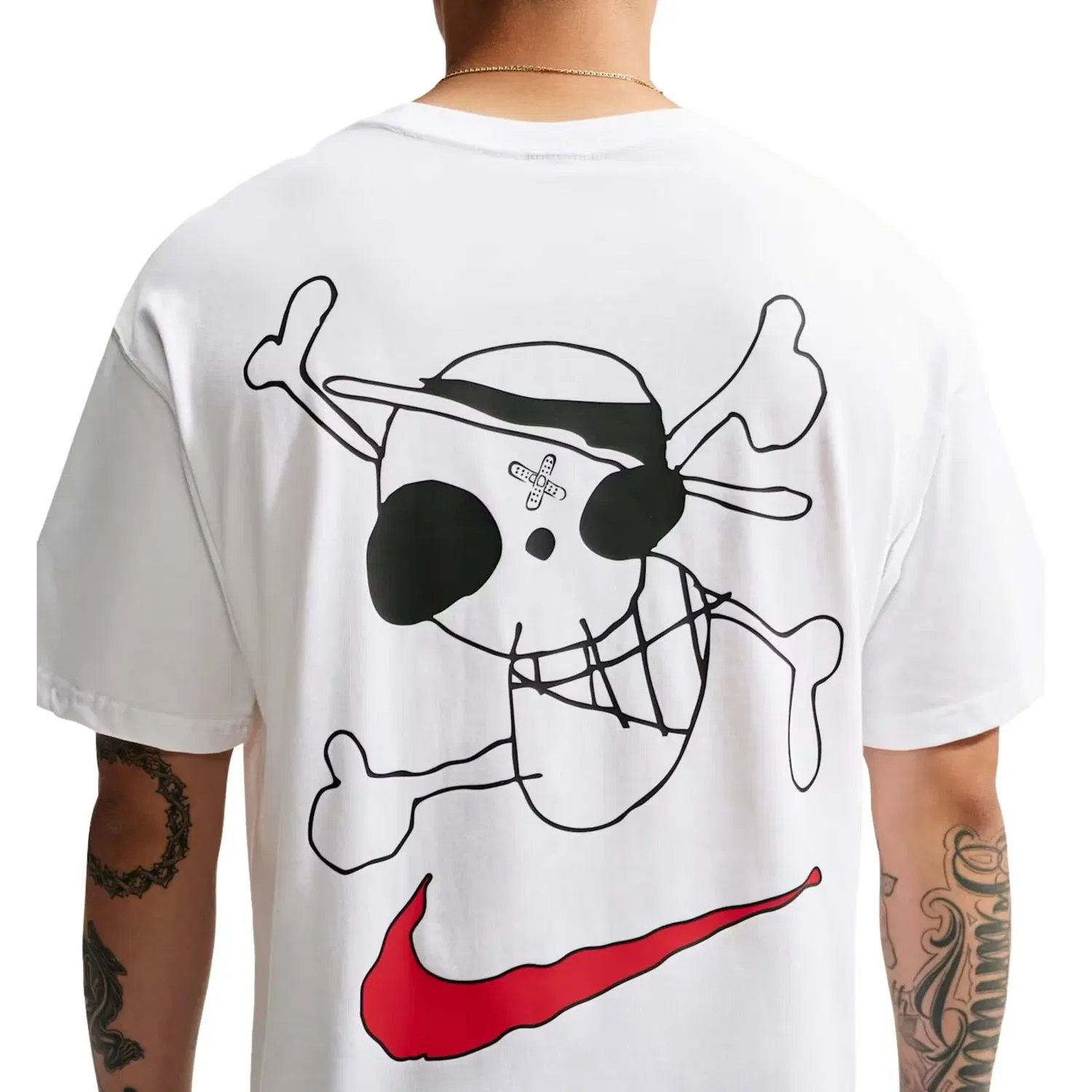 Мужская футболка One Piece T-Shirt 'White' Nike, белый — фото 4