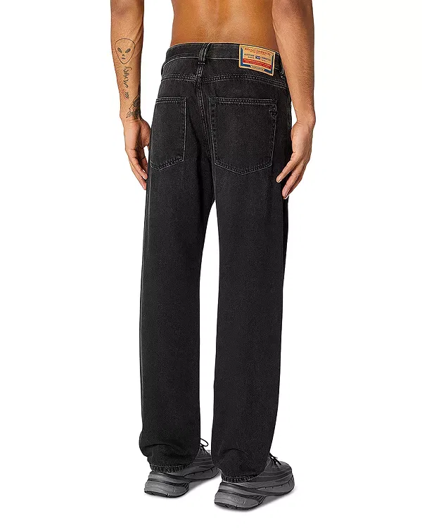 Мужские джинсы прямого кроя 2024 Macs L.32 Regular Fit Jeans Diesel, Black/Denim — фото 2