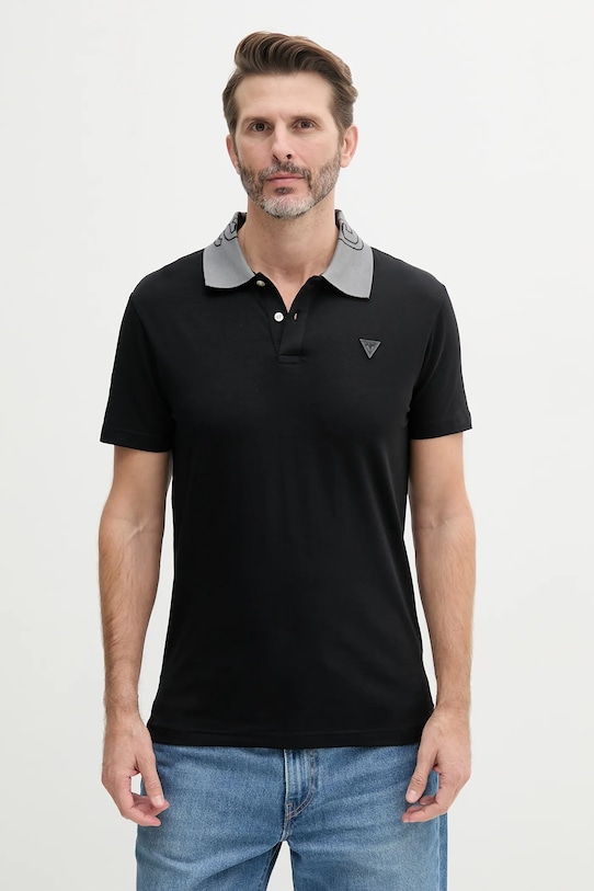 

Поло NOLAN Guess, черный