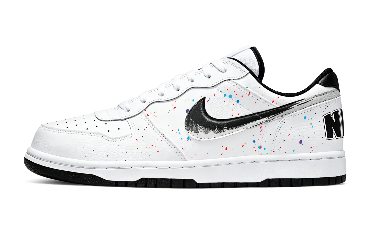Детские скейтборд-кроссовки с принтом Ink Splatter Nike, Dazzling Color