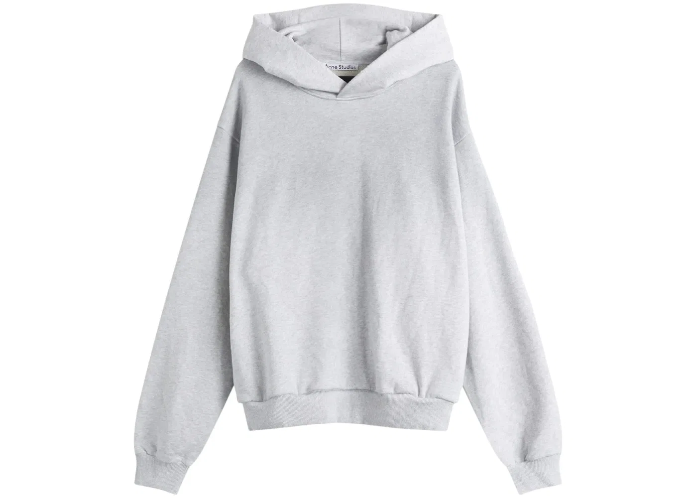 Женский худи с принтом Acne Studios 1996 Back Logo Hoodie, Grey Melange