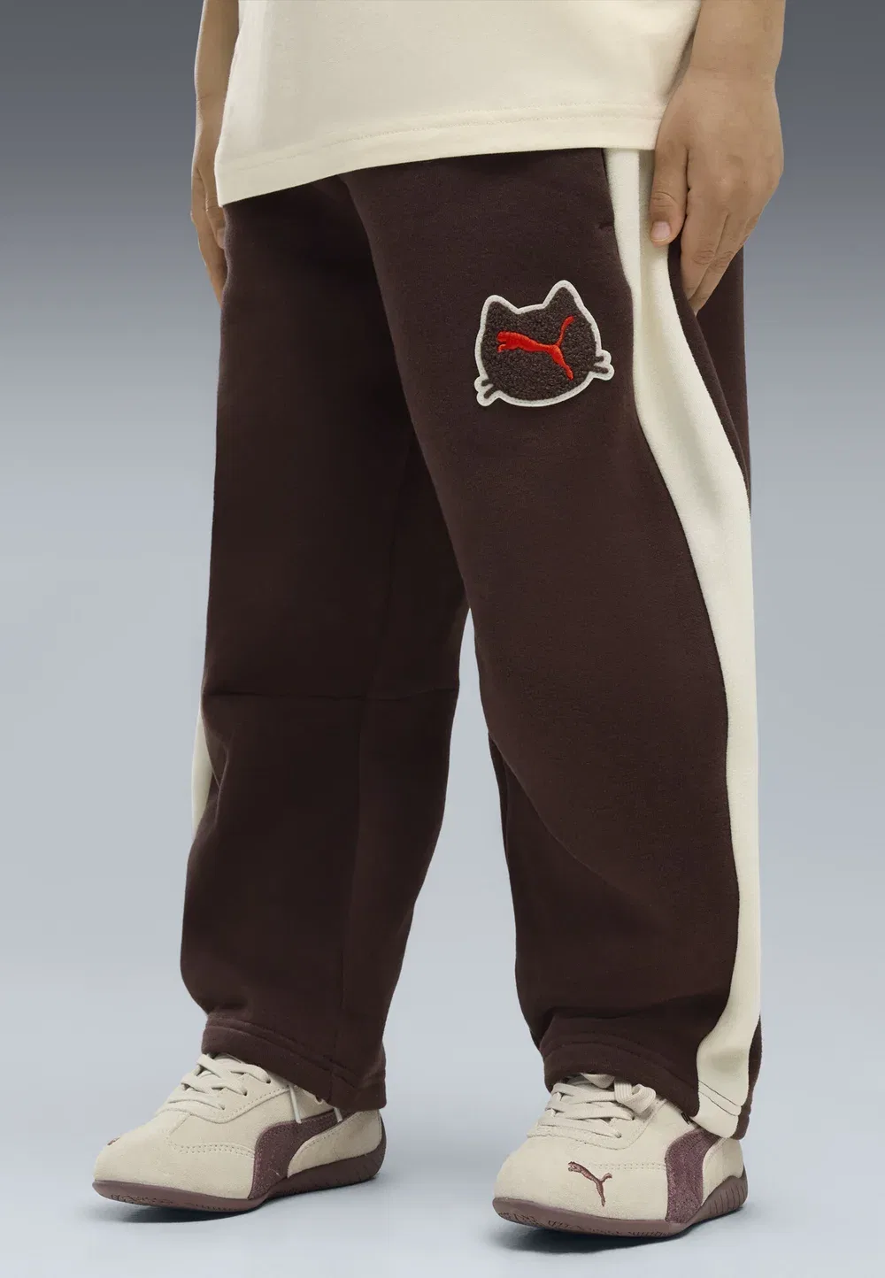 Свободные спортивные штаны T7 унисекс Puma, Chocolate Fondue — фото 2